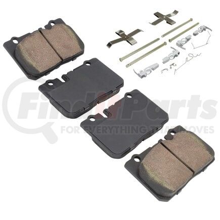 MPA Electrical 1001-0665C Quality-Built Premium Ceramic Brake Pads w/ Hardware