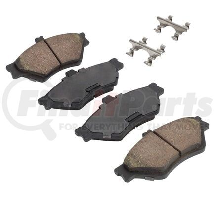 MPA Electrical 1001-0678C Quality-Built Premium Ceramic Brake Pads w/ Hardware