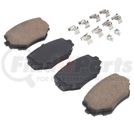 MPA Electrical 1001-0680C Quality-Built Disc Brake Pad, Premium, Ceramic, with Hardware