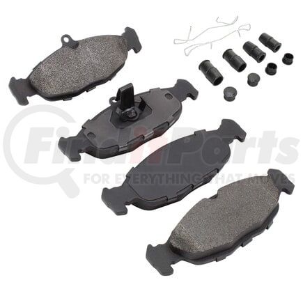 MPA Electrical 1001-0688AM Quality-Built Premium Disc Brake Pad Set - Semi-Metallic, with Hardware