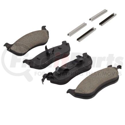 MPA Electrical 1001-0690C Quality-Built Disc Brake Pad, Premium, Ceramic, with Hardware