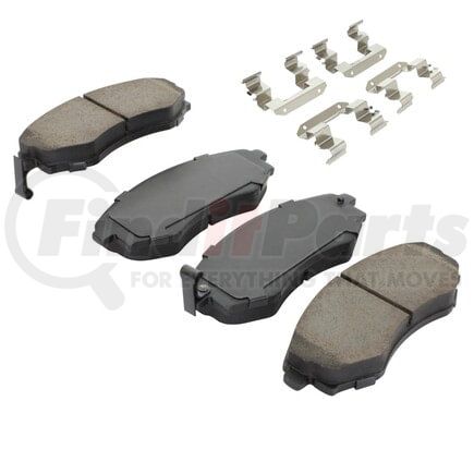 MPA Electrical 1001-0700M Quality-Built Premium Semi-Metallic Brake Pads w/ Hardware