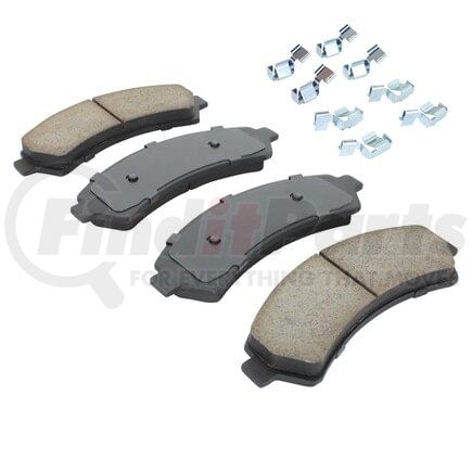 MPA Electrical 1001-0726C Quality-Built Disc Brake Pad, Premium, Ceramic, with Hardware