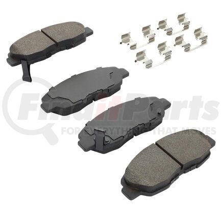 MPA Electrical 1001-0764M Quality-Built Premium Semi-Metallic Brake Pads w/ Hardware