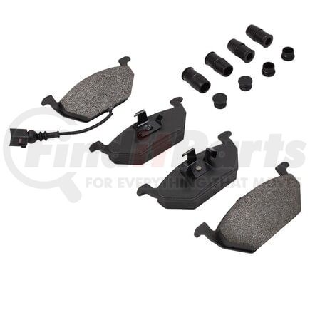 MPA Electrical 1001-0768AC Quality-Built Premium Ceramic Brake Pads w/ Hardware