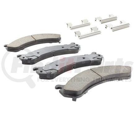 MPA Electrical 1001-0784C Quality-Built Disc Brake Pad, Premium, Ceramic, with Hardware