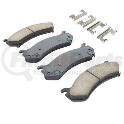 MPA Electrical 1001-0785C Quality-Built Premium Ceramic Brake Pads w/ Hardware