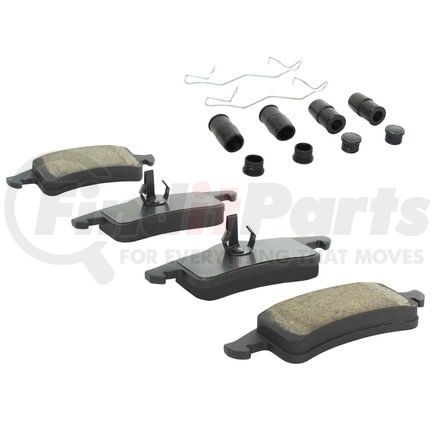 MPA Electrical 1001-0791M Quality-Built Premium Semi-Metallic Brake Pads w/ Hardware