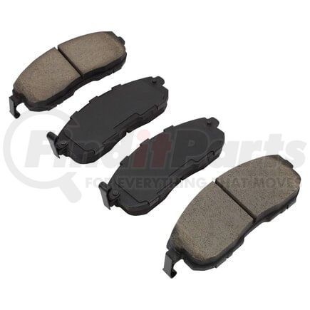 MPA Electrical 1001-0815BC Quality-Built Disc Brake Pad, Premium, Ceramic, with Hardware