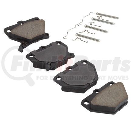 MPA Electrical 1001-0823C Quality-Built Premium Ceramic Brake Pads w/ Hardware
