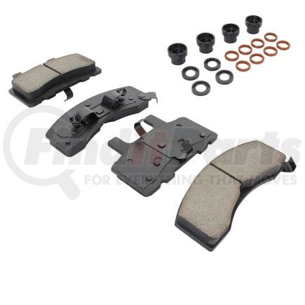 MPA Electrical 1001-0845C Quality-Built Disc Brake Pad, Premium, Ceramic, with Hardware