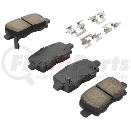 MPA Electrical 1001-0865C Quality-Built Disc Brake Pad, Premium, Ceramic, with Hardware
