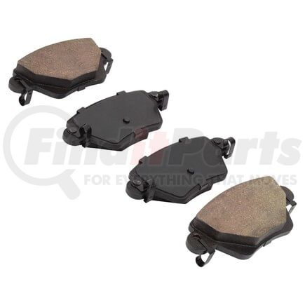MPA Electrical 1001-0911M Quality-Built Disc Brake Pad Set - Premium, Semi-Metallic