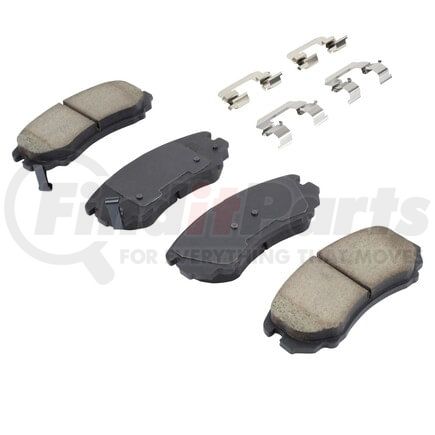 MPA Electrical 1001-0924C Quality-Built Disc Brake Pad, Premium, Ceramic, with Hardware
