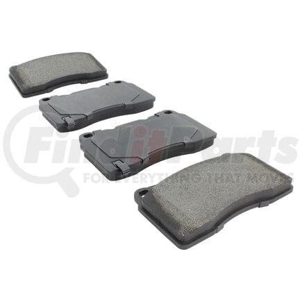 MPA Electrical 1003-1001C Quality-Built Disc Brake Pad Set - Black Series, Ceramic