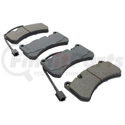 MPA Electrical 1003-1116BM Quality-Built Disc Brake Pad, Black Series, Semi-Metallic