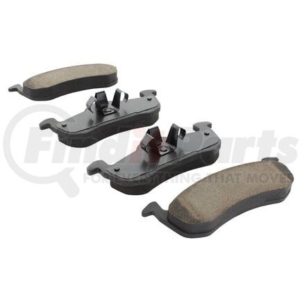 MPA Electrical 1003-1279M Quality-Built Black Series Semi-Metallic Brake Pads