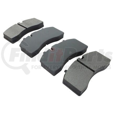 MPA Electrical 1003-1369M Quality-Built Disc Brake Pad Set - Black Series, Semi-Metallic, with Hardware