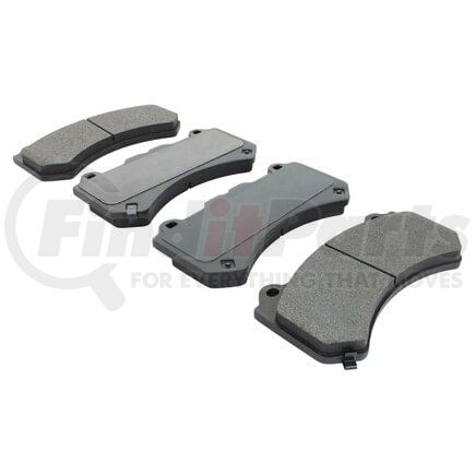 MPA Electrical 1003-1382M Quality-Built Disc Brake Pad, Black Series, Semi-Metallic