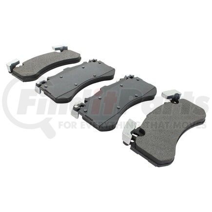 MPA Electrical 1003-1575M Quality-Built Black Series Semi-Metallic Brake Pads w/ Hardware