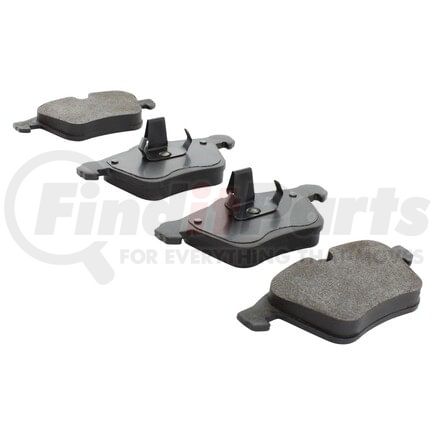 MPA Electrical 1003-1751M Quality-Built Black Series Semi-Metallic Brake Pads w/ Hardware
