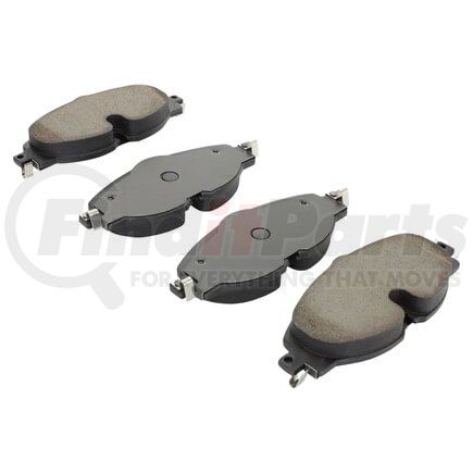 MPA Electrical 1003-1760C Quality-Built Disc Brake Pad Set - Black Series, Ceramic