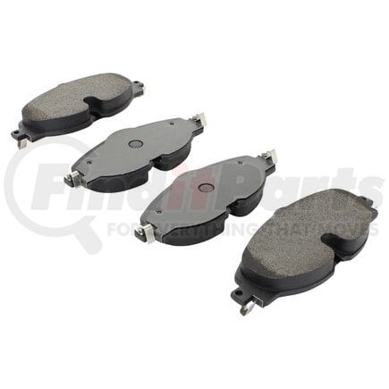 MPA Electrical 1003-1760M Quality-Built Disc Brake Pad, Black Series, Semi-Metallic
