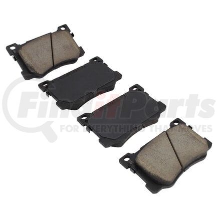 MPA Electrical 1003-1799C Quality-Built Disc Brake Pad Set - Black Series, Ceramic