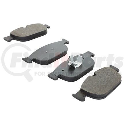 MPA Electrical 1003-1865M Quality-Built Disc Brake Pad, Black Series, Semi-Metallic
