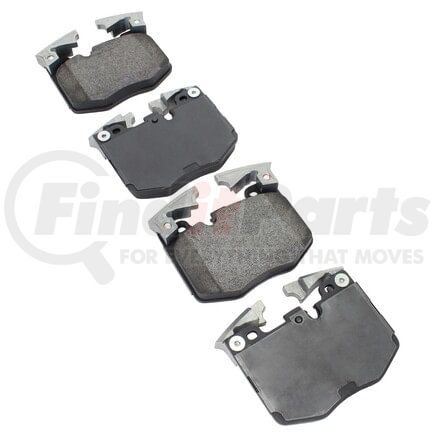 MPA Electrical 1003-1867M Quality-Built Disc Brake Pad, Black Series, Semi-Metallic