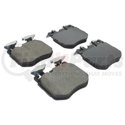 MPA Electrical 1003-1868M Quality-Built Black Series Semi-Metallic Brake Pads