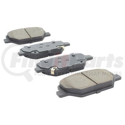 MPA Electrical 1003-1886C Quality-Built Disc Brake Pad Set - Black Series, Ceramic, with Hardware