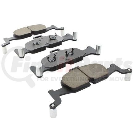 MPA Electrical 1003-1897M Quality-Built Black Series Semi-Metallic Brake Pads
