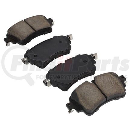 MPA Electrical 1003-1898M Quality-Built Disc Brake Pad, Black Series, Semi-Metallic