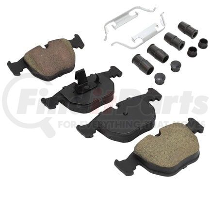 MPA Electrical 1002-0681M Quality-Built Work Force Heavy Duty Brake Pads w/ Hardware