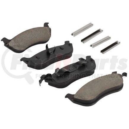 MPA Electrical 1002-0690M Quality-Built Work Force Heavy Duty Brake Pads w/ Hardware