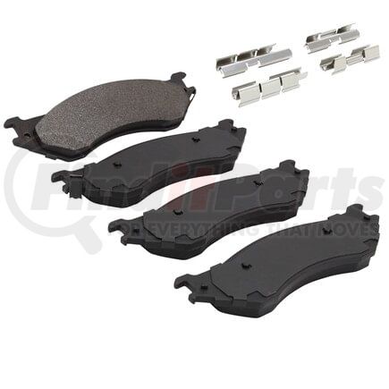 MPA Electrical 1002-0702BM Quality-Built Disc Brake Pad Set - Work Force, Heavy Duty, with Hardware