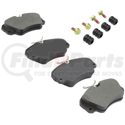 MPA Electrical 1002-0720M Quality-Built Work Force Heavy Duty Brake Pads w/ Hardware