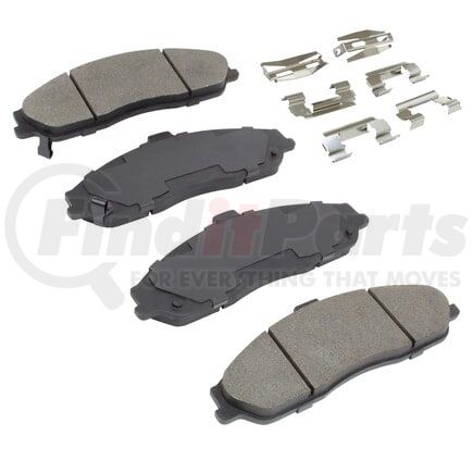 MPA Electrical 1002-0731M Quality-Built Work Force Heavy Duty Brake Pads w/ Hardware