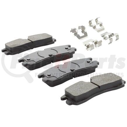 MPA Electrical 1002-0754M Quality-Built Work Force Heavy Duty Brake Pads w/ Hardware