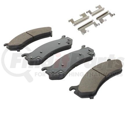 MPA Electrical 1002-0785M Quality-Built Disc Brake Pad Set - Work Force, Heavy Duty, with Hardware