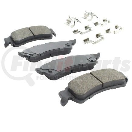 MPA Electrical 1002-0792M Quality-Built Work Force Heavy Duty Brake Pads w/ Hardware