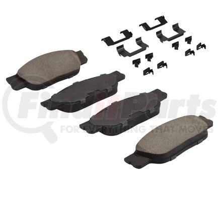 MPA Electrical 1002-0805M Quality-Built Work Force Heavy Duty Brake Pads w/ Hardware