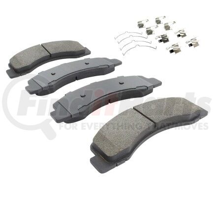 MPA Electrical 1002-0824M Quality-Built Disc Brake Pad Set - Work Force, Heavy Duty, with Hardware