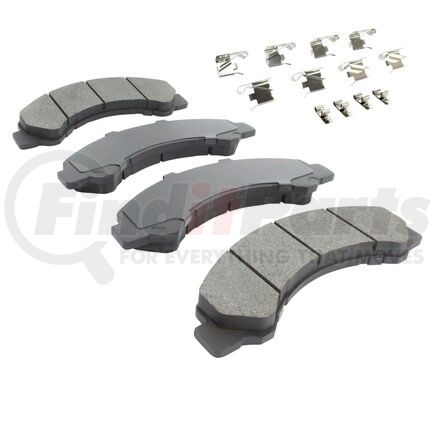 MPA Electrical 1002-0825M Quality-Built Disc Brake Pad Set - Work Force, Heavy Duty, with Hardware