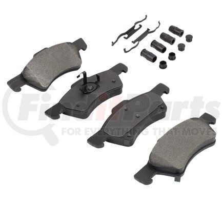 MPA Electrical 1002-0857M Quality-Built Work Force Heavy Duty Brake Pads w/ Hardware