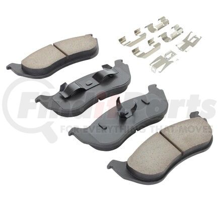 MPA Electrical 1002-0881M Quality-Built Work Force Heavy Duty Brake Pads w/ Hardware