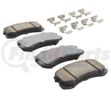 MPA Electrical 1002-0904M Quality-Built Work Force Heavy Duty Brake Pads w/ Hardware