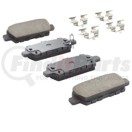 MPA Electrical 1002-0905M Quality-Built Disc Brake Pad Set - Work Force, Heavy Duty, with Hardware