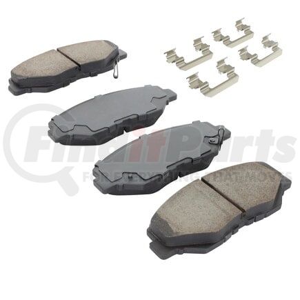 MPA Electrical 1002-0914AM Quality-Built Work Force Heavy Duty Brake Pads w/ Hardware